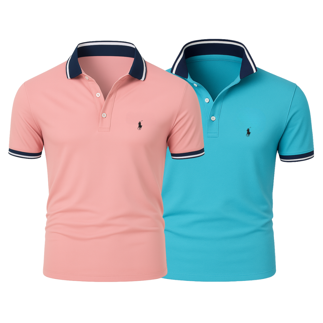 (KAUFE 1, ERHALTE 2) - Premiere Polo Shirt Kit – Professional Line by (2-Pack)