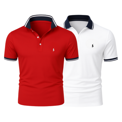 (KAUFE 1, ERHALTE 2) - Premiere Polo Shirt Kit – Professional Line by (2-Pack)