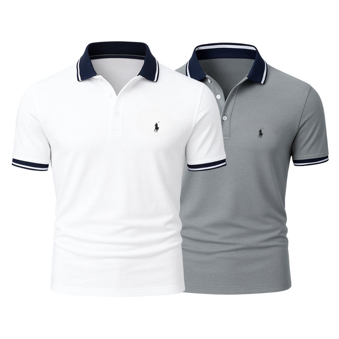 (KAUFE 1, ERHALTE 2) - Premiere Polo Shirt Kit – Professional Line by (2-Pack)