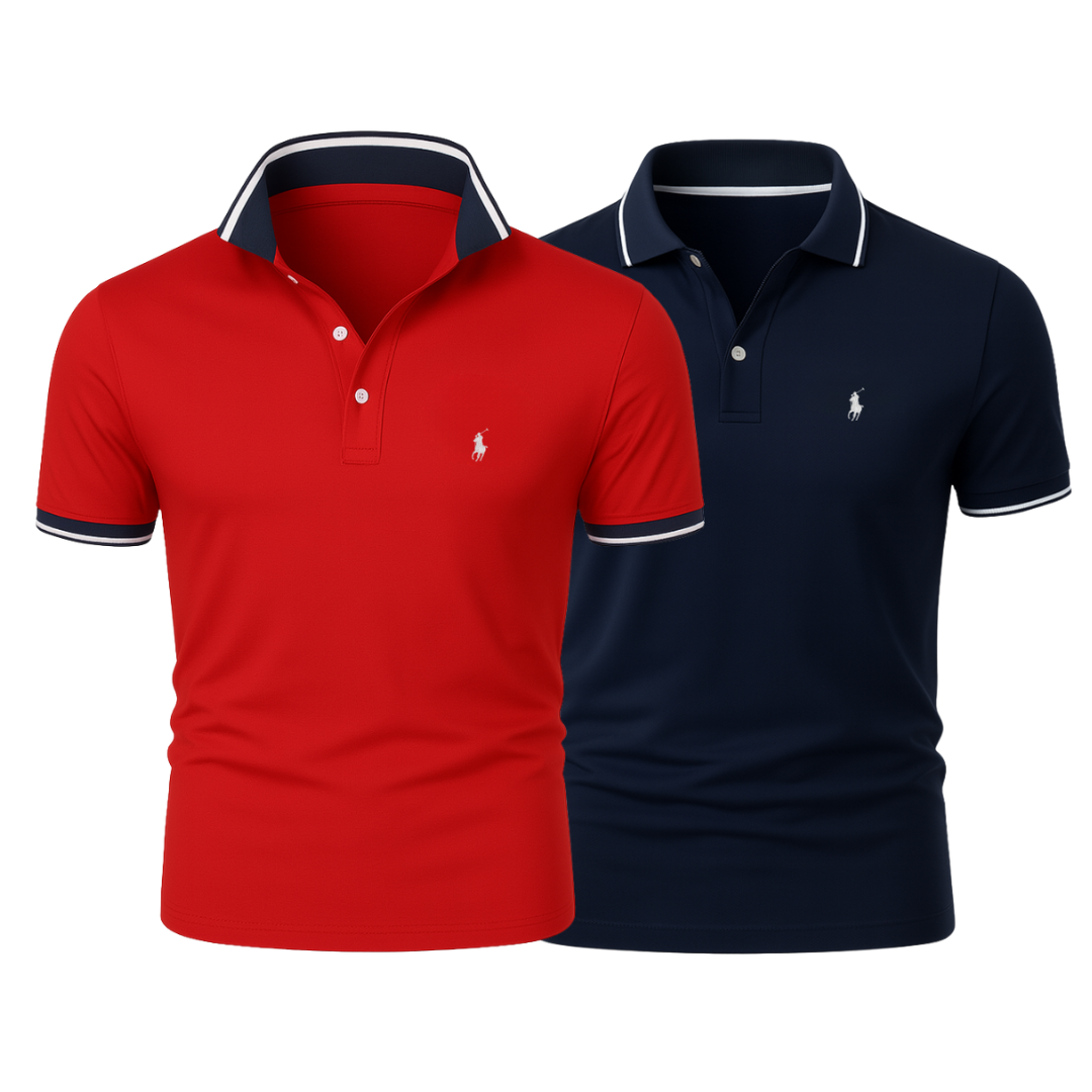 (KAUFE 1, ERHALTE 2) - Premiere Polo Shirt Kit – Professional Line by (2-Pack)