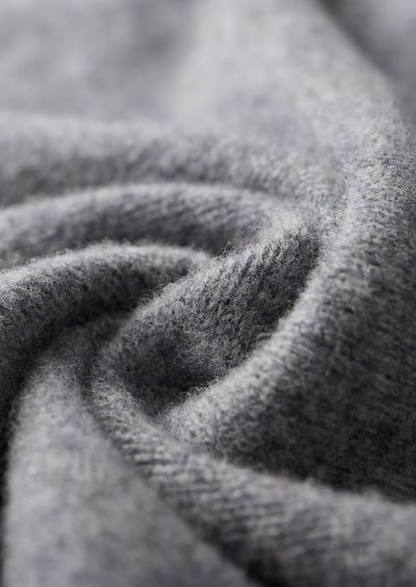 MERINO ZIP TWO-TONE CARDIGAN
