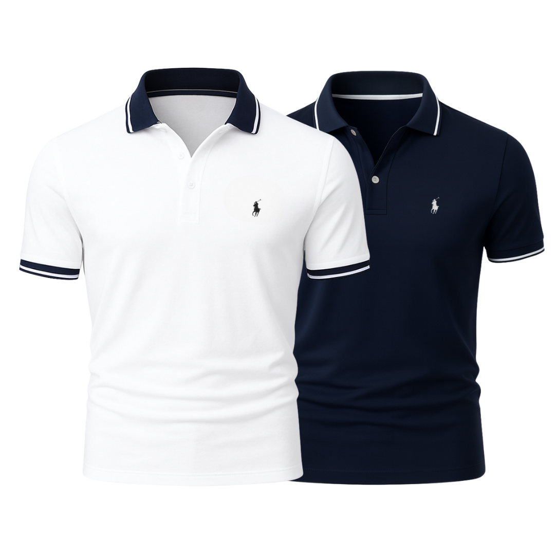 (KAUFE 1, ERHALTE 2) - Premiere Polo Shirt Kit – Professional Line by (2-Pack)