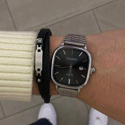 C A S I O Luxurious 36mm Watch - Water Resistant | Transferred steel