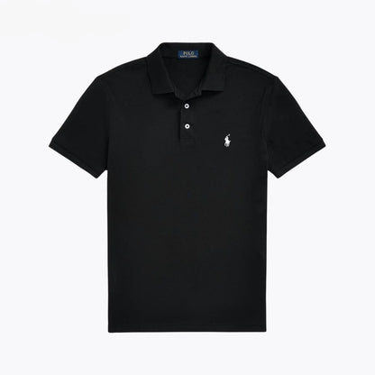 Custom Slim Fit Stretch Mesh Polo Shirt