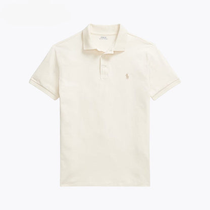 Custom Slim Fit Stretch Mesh Polo Shirt
