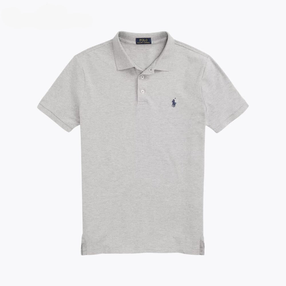 Custom Slim Fit Stretch Mesh Polo Shirt