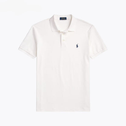 Custom Slim Fit Stretch Mesh Polo Shirt