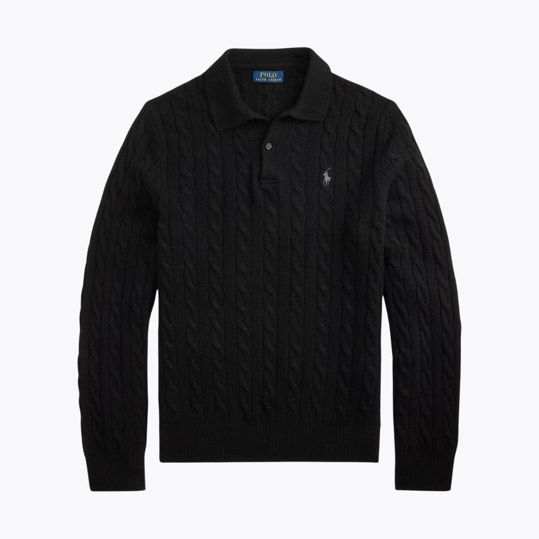 Wool–Cashmere Cable-Knit Jumper
