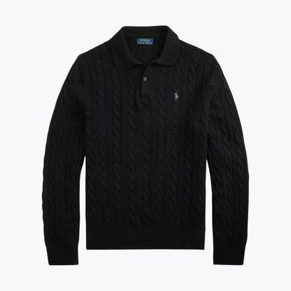 Wool–Cashmere Cable-Knit Jumper