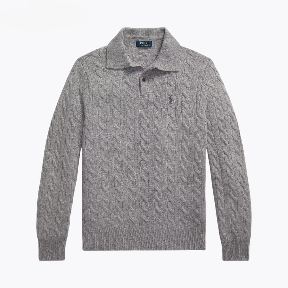 Wool–Cashmere Cable-Knit Jumper