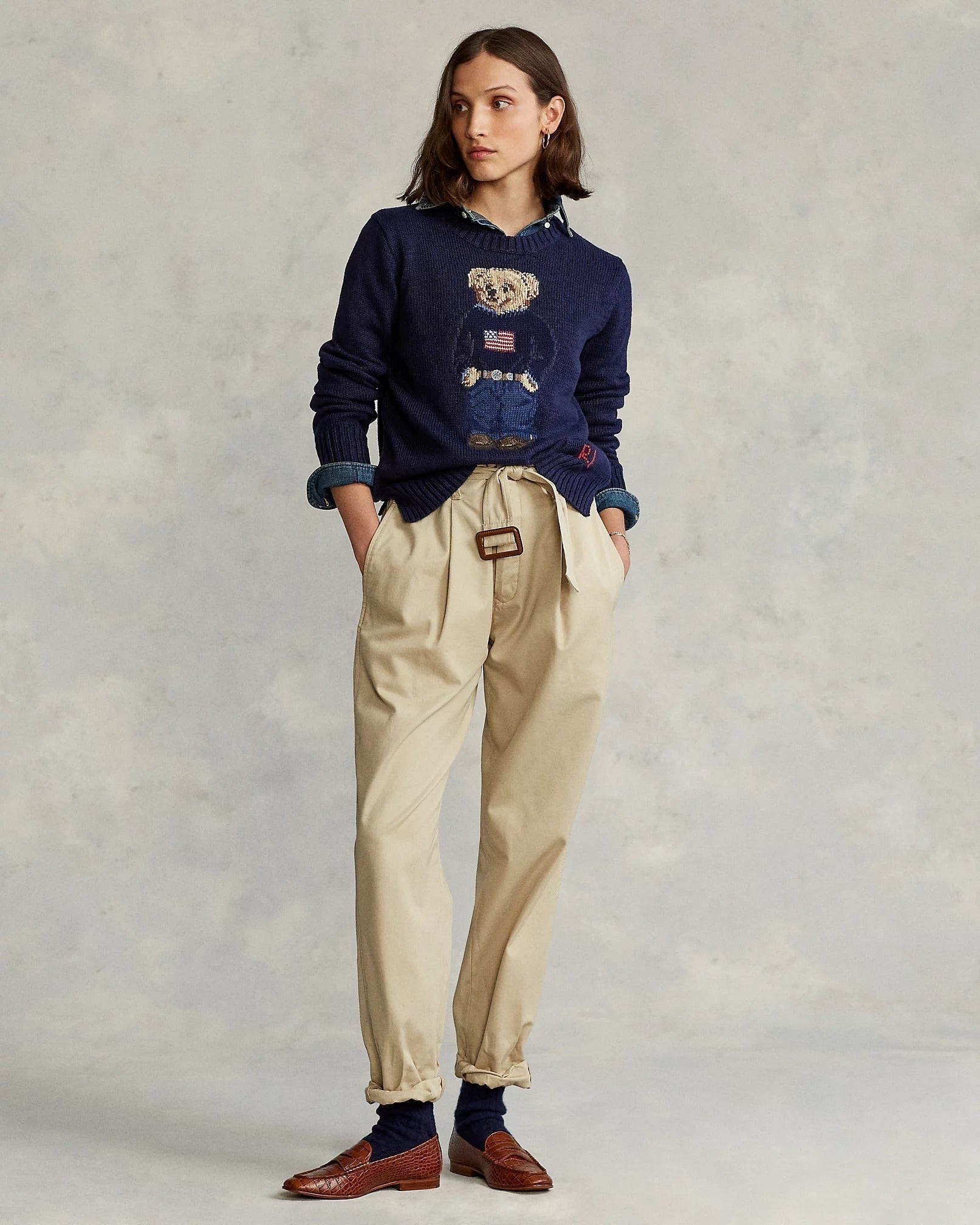 RL Sweater | Linen Crew Neck